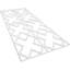 Panneau de lambris H 36 1/4 po x l 94 1/2 po x P 3/8 po