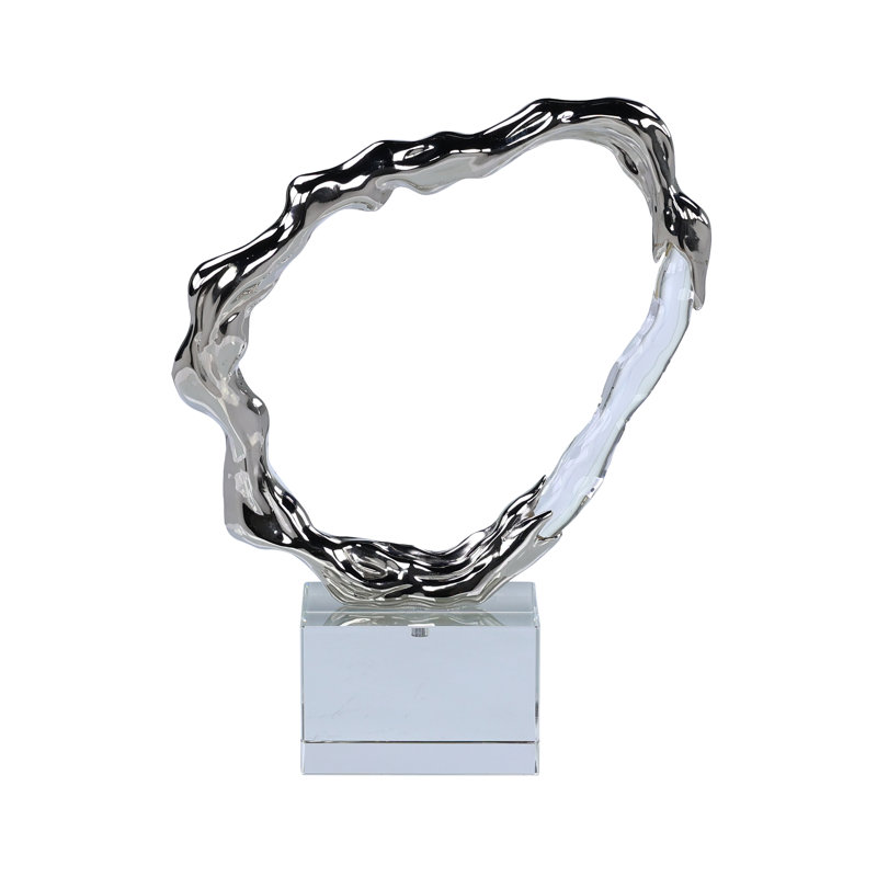 Small Metallic Ice Sculpture, Nickel
