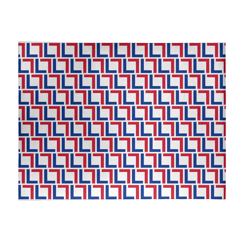 Geometric Indoor Rug, Rectangle 8' x 10'