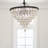 9-Lights Raindrop Crystal Chandeliers