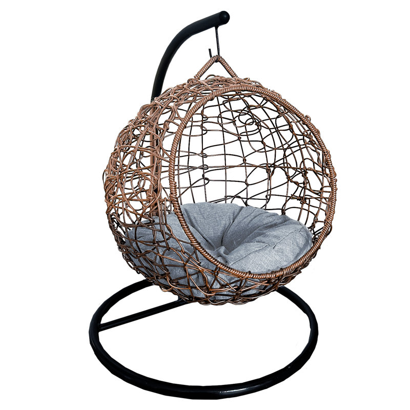 Adrain 15 Person Porch Swing, Brown