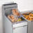 Commercial Deep Fryer Free Standing Natural Gas Fryer 3-Burner Dual Baskets