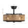 18" Rattan Caged Ceiling Fan with Light Kit and Remote Control