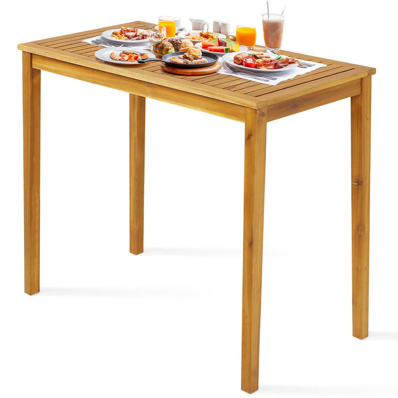 Ourania Rectangular Teak Outdoor Dining Table