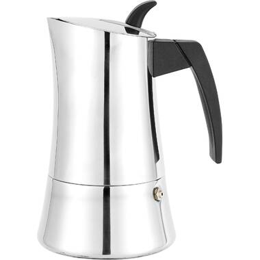  IMUSA USA B120-22062M Stainless Steel Stovetop Espresso  Coffeemaker 6-Cup, Silver: Home & Kitchen