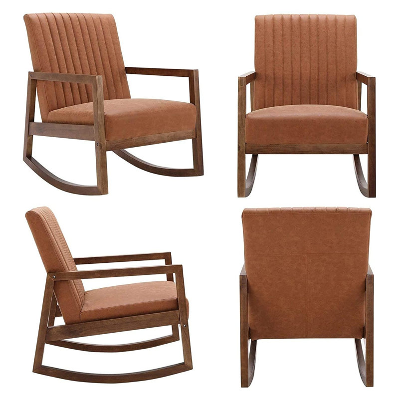 Saiquan Rocking Chair, Brown