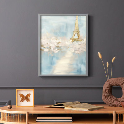 Paysages série IV - reproduction encadrée de qualité supérieure - prête à être accrochée - aucun clou requis