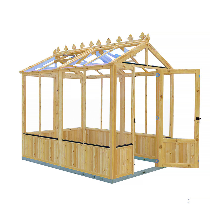 6 Ft W x 8 Ft D Holkham Greenhouse