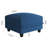Zendajas 85" Curved Arm Sofa & Chaise With Storage Ottoman-141038717