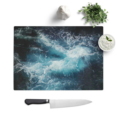 Tempered Glass Rip Tide Chopping Board