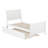 Fitzsimmons Solid Wood Platform Bed with Matching Footboard and Trundle-238577239-238577193