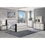 Commode blanche et noire Isaiah
