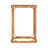 Bonaire Coastal Slim Rectangle Rattan Side Table