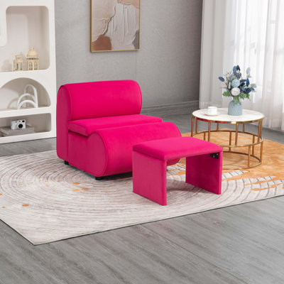 Chaise d'appoint en velours 33,46 po Josman