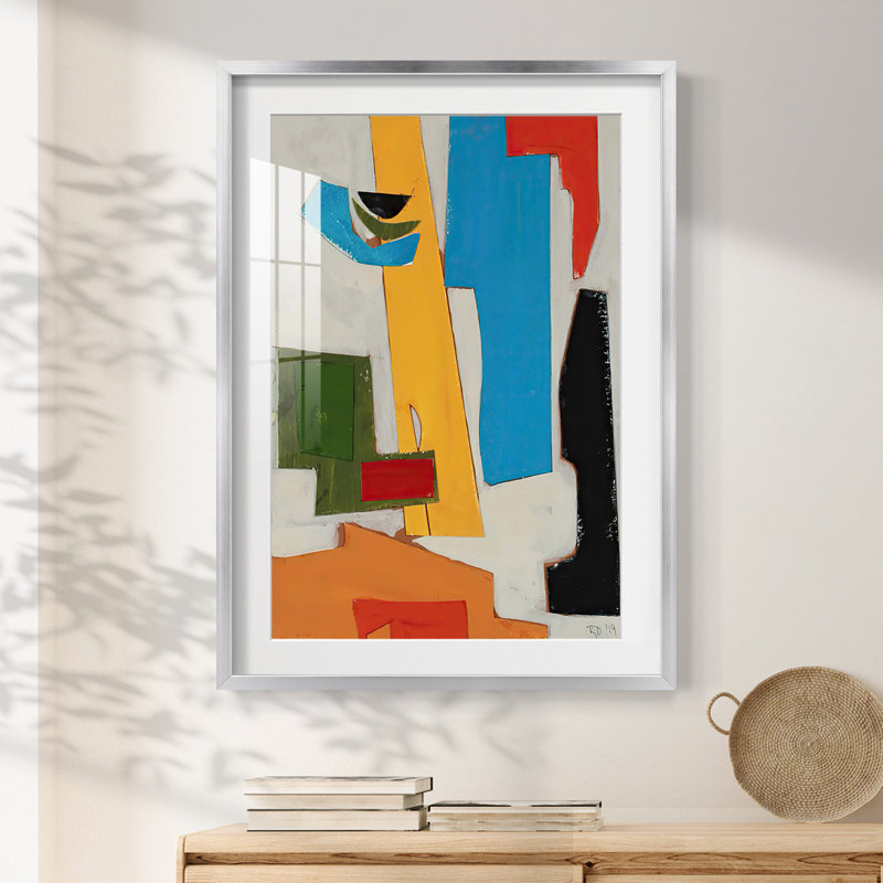 Impression sur toile encadrée andalouse, Argent argent, H 25,5 po x l 17,5 po