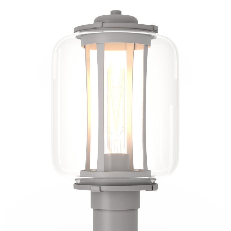Lampadaire d'extérieur Fairwinds - Verre transparent, Acier bruni côtier