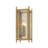 Muller 2-Light Wall Sconce in Warm Brass