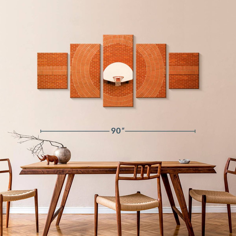 Panier de basketball en brique