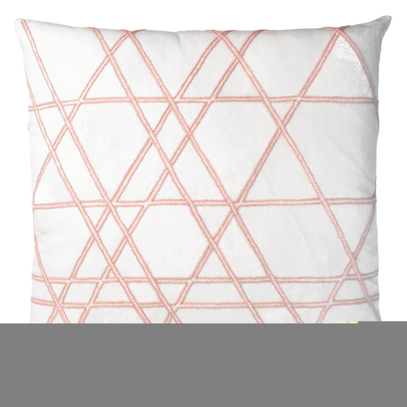 Rad Square Pillow Cover & Insert, Square, 22"H x 22"W, Apricot