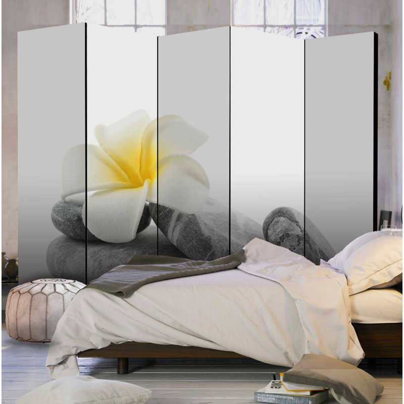 Ondina Solid Wood Folding Room Divider, 5
