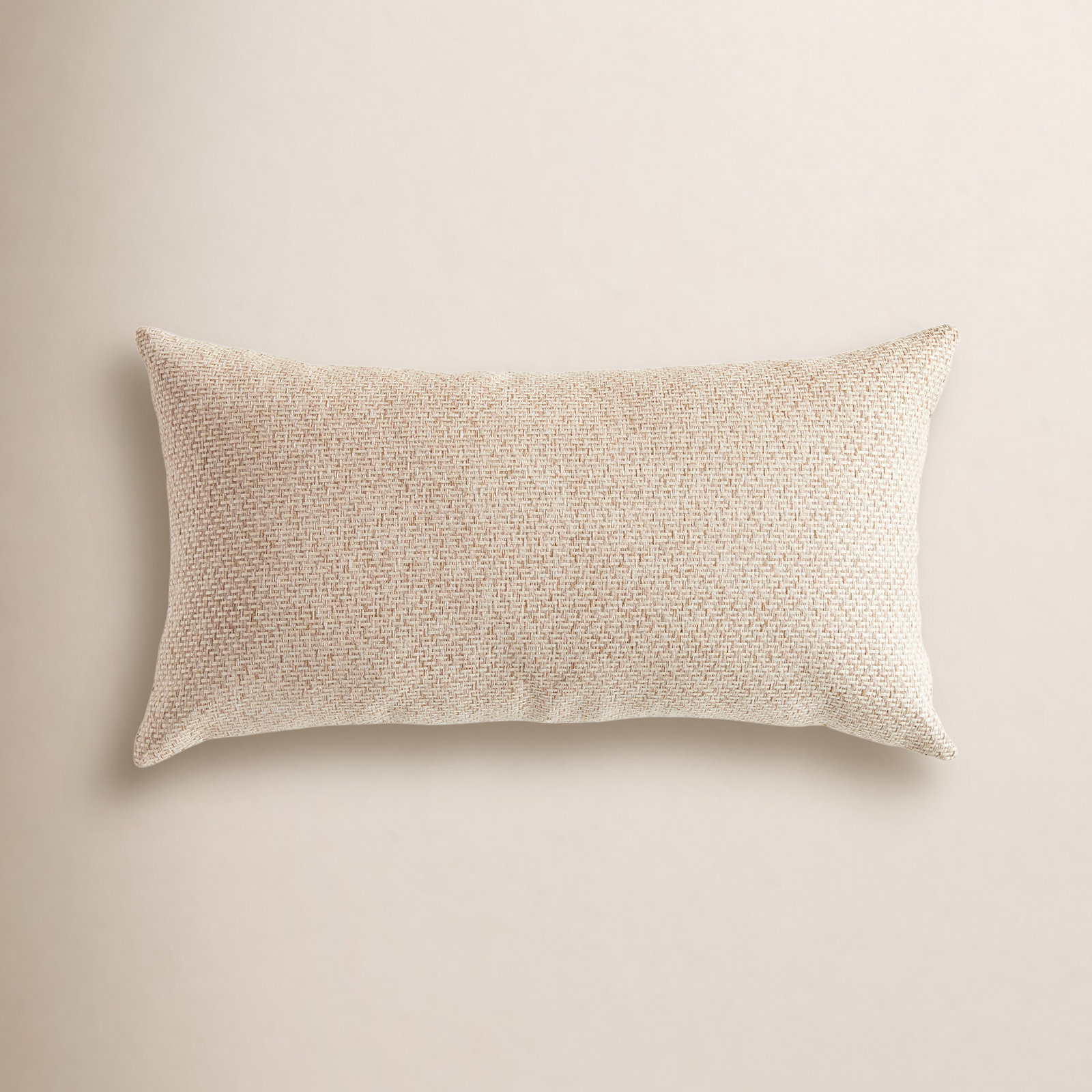 Gibram Indoor/Outdoor Throw Pillow, Tan, 12"H x 22"W