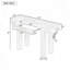 Console rustique avec tiroir caché-1113300356