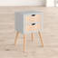 40 cm W Bedside Table