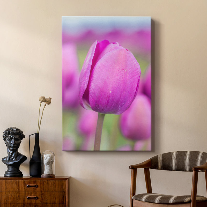 Tige magenta - galerie Cavas sur mesure