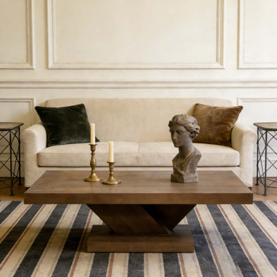 47" Modern Cross Leg Coffee Table