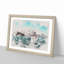Boat on the Lake in New Zealand - Picture Frame Graphic Art Print-56871227-56871230