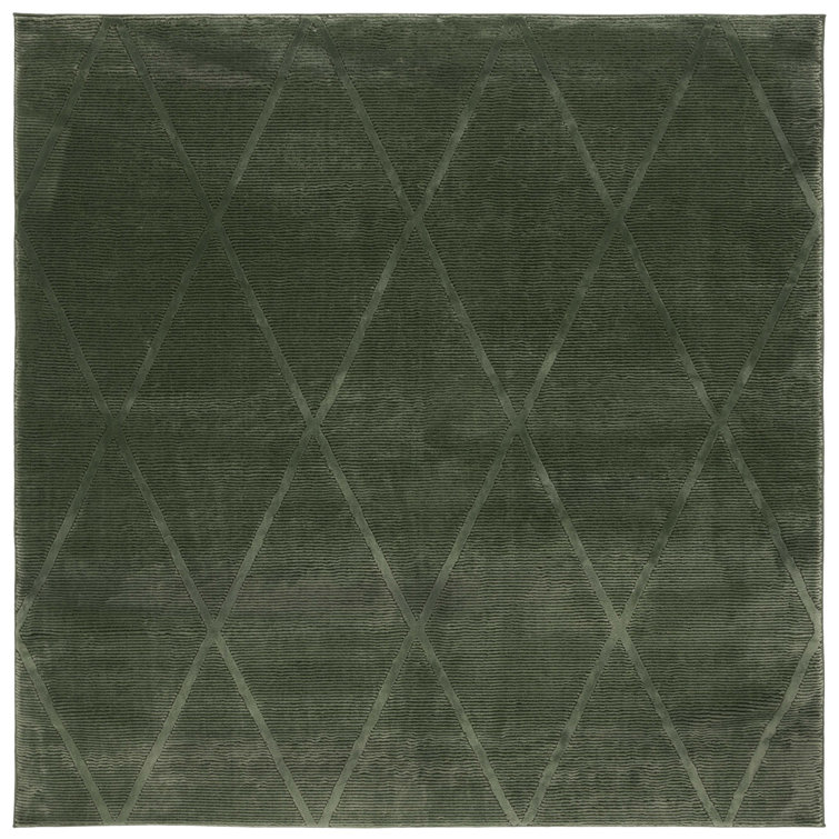 Revive Geometric Area Rug In Green