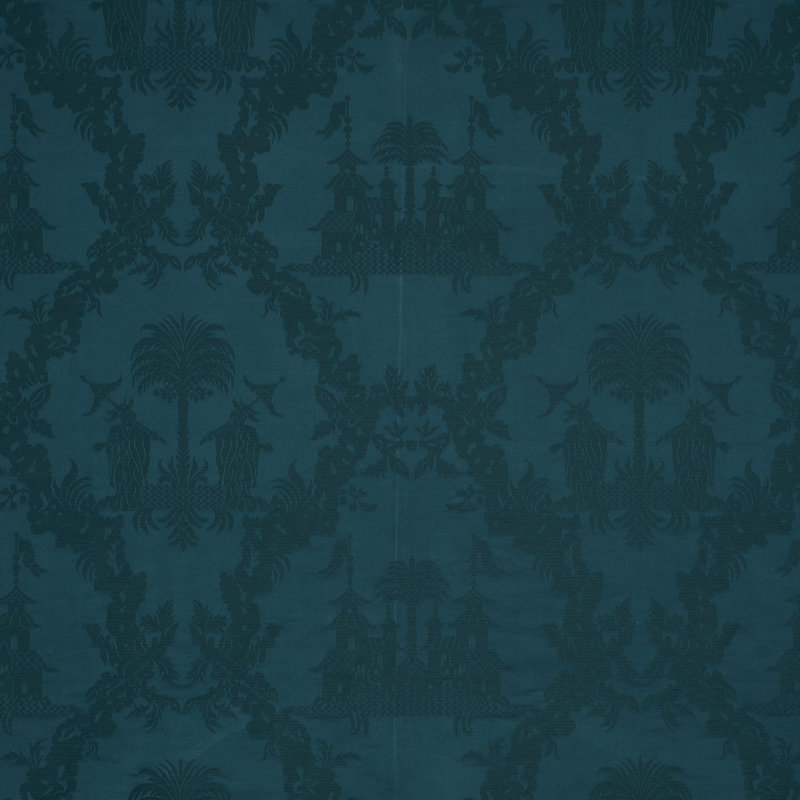 Chinoiserie Royale Fabric, Peacock