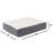 PETMAKER 2-Layer Memory Foam Dog Bed with Replacement Cover – Pet Bed for Small Dogs, Gray-69346020