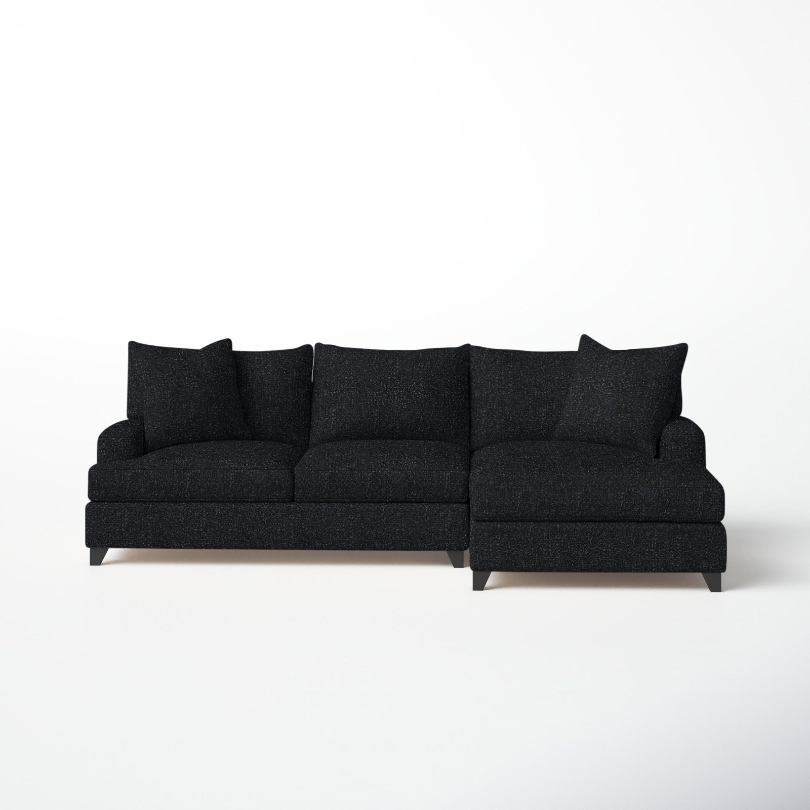 Shorewood Upholstered Chaise L-Sectional, Vibe Nocturnal, Right Hand Facing