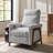 29" W Modern Fabric Power Recliner with Type-C and USB Ports-760057470