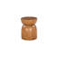 Wood Hourglass Stool