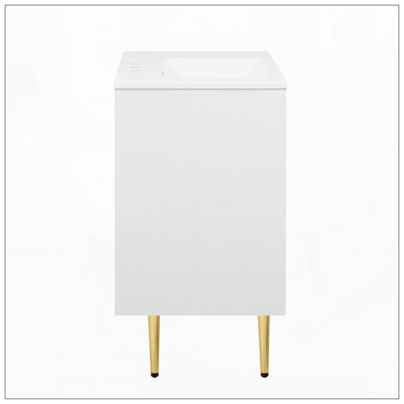 Meuble-lavabo 36 po avec lavabo en résine