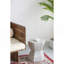 Table de bout hexagonale, table d'appoint d'appoint