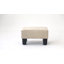 Petit repose-pieds en flanelle avec repose-pieds, repose-pieds rectangulaire moderne avec pieds en plastique antidérapants pour le salon, le canapé et l'entrée-1804535541