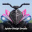 Outfunny 24V Kids ATV 4 Wheeler, Kids Ride On Toy avec roues lumineuses à DEL, musique et port USB - rose-93576709
