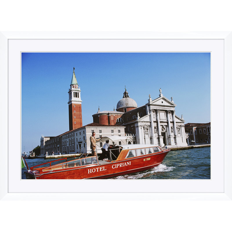 Getty Images, «Natale Rusconi», Slim Aarons, 1 er mois, Cadre simple blanc, H 43,5 po x l 59,5 po