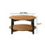 Table basse à finition ouverte noyer 1pc