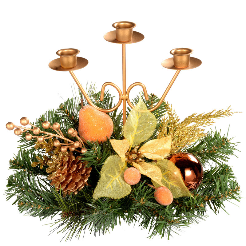 Metal Tabletop Candelabra