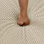 Repose-pieds rembourré en tissu régulier