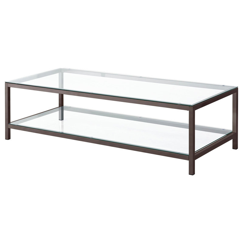 Black Nickel 2-piece Coffee Table Set
