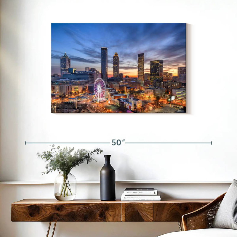 Sireci Atlanta, 24" H x 36" W