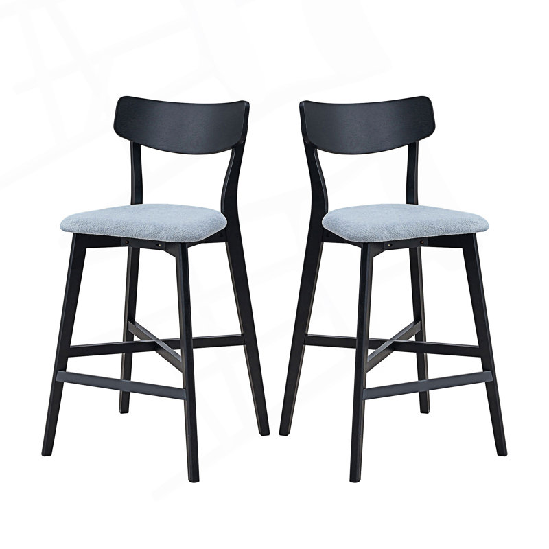 Ensemble de 2 chaises de bar, îlot de cuisine rembourré moderne