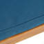 PERLA DINING CHAIR,2PCS With 2 Blue Cushions,For Backyard, Poolside, Garden