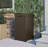 Suncast 17 in. W x 17 in. D Resin Trash Hideaway with Latching Lid, Made in the USA-19928045-120464691