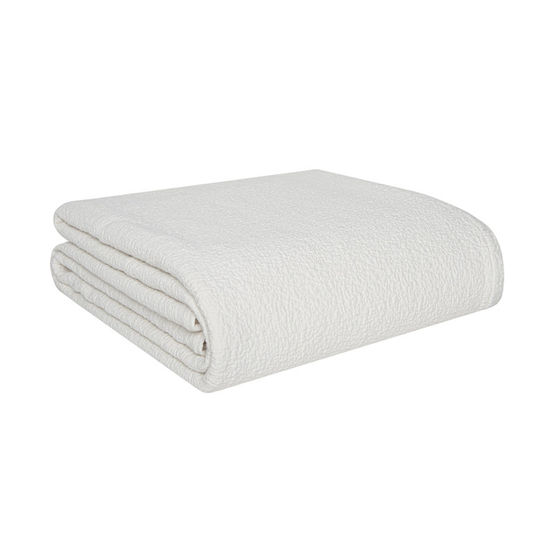 Lucca 100% Cotton Matelassé, Ivory, King